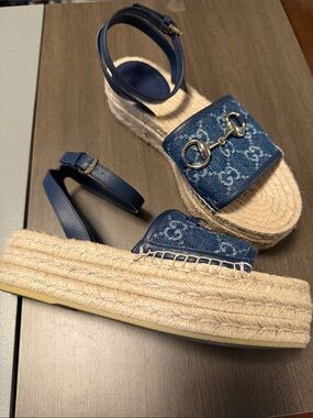 Gucci GG denim espadrilles